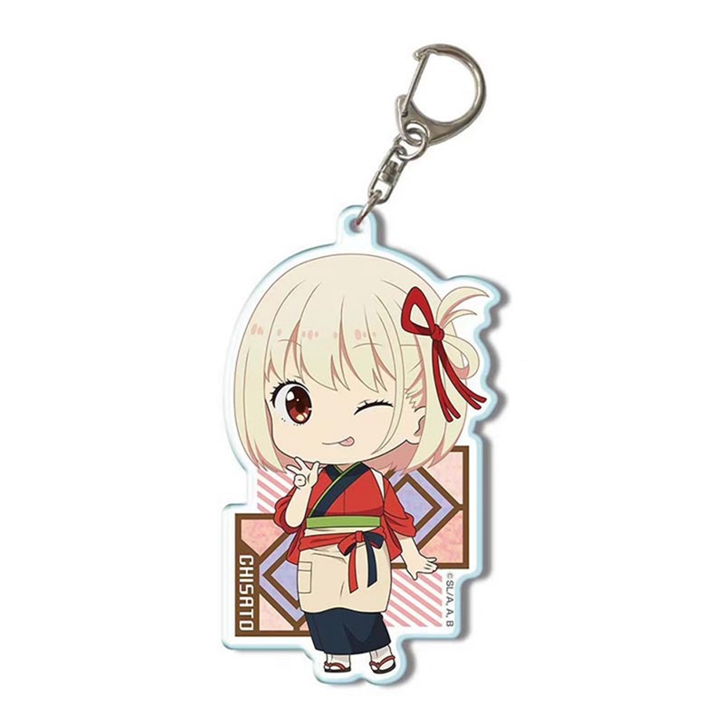 Jjiuad Móc Khóa Mặt Dây Chuyền Nhỏ Hình Lycoris Recoil Recoil Anime Peripheral Phong Cách Mới