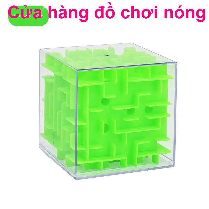 Đốt não mê cung ma thuật ba chiều 3D Quả bóng lăn khối Rubik trò chơi xếp hình đồ phát triển trí thông minh c