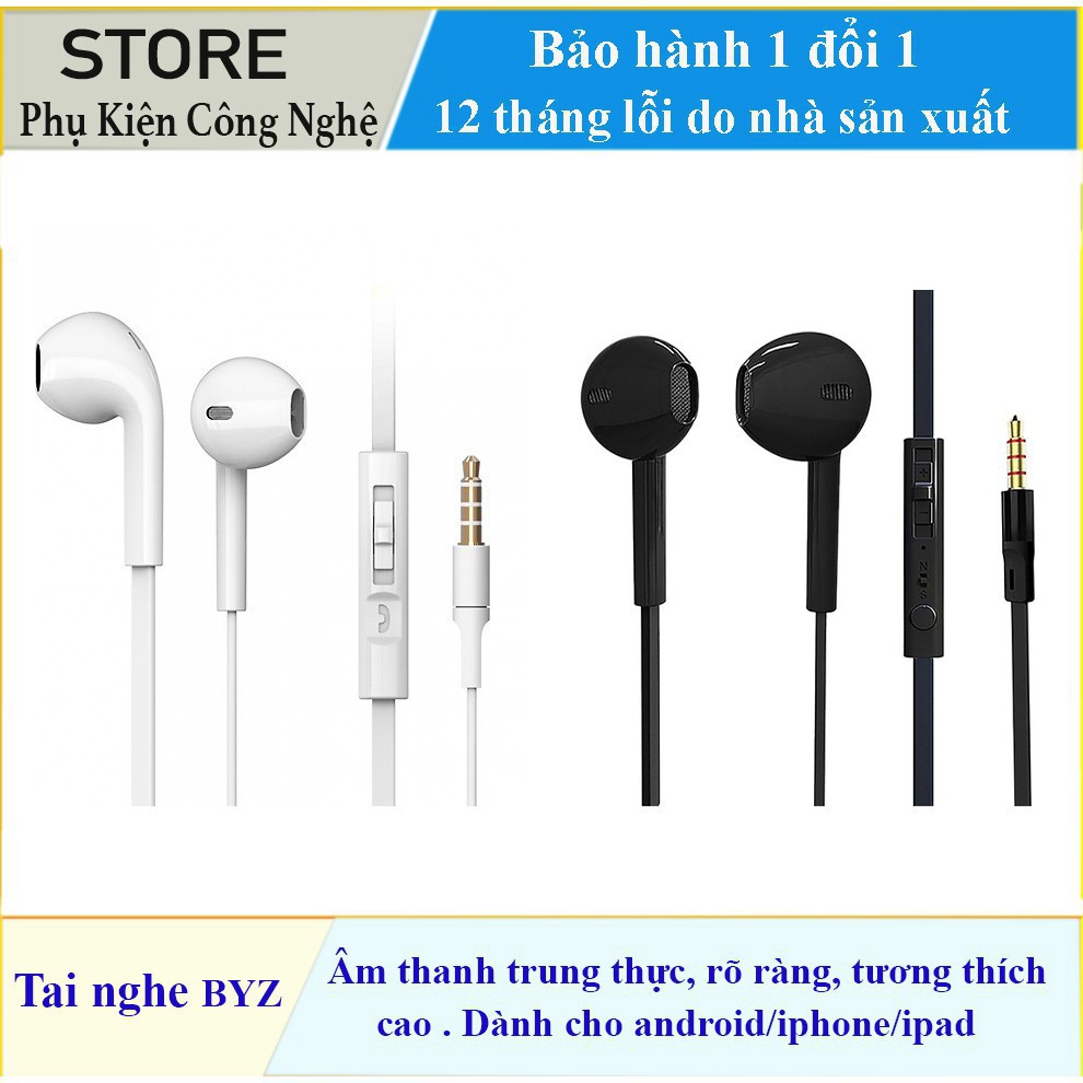 Tai nghe nhét tai S389 BYZ  hàng công ty bảo hành 12 tháng lỗi 1 đổi 1 trên toàn quốc. phukiennhatlinh