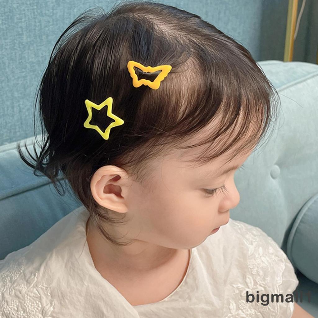 Set 8 Kẹp Tóc Hình Dáng Dễ Thương Cho Bé Gái
