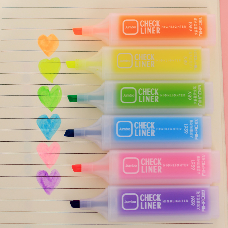 Bút dạ quang đánh dấu nhiều màu đa năng dành cho học sinh