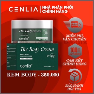 Kem body CENLIA, Kem dưỡng trắng da toàn thân cenlia Thấm nhanh, không bết rít