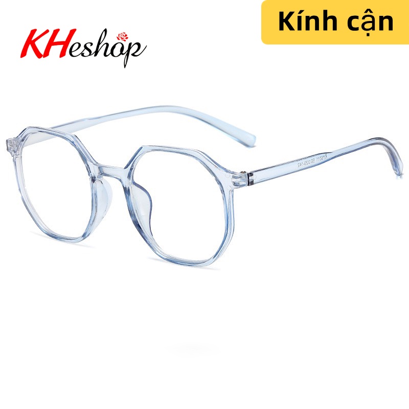 [Hot Sale] Kính Cận Thị Học Sinh, Sinh viên đủ độ, gọng Thời Trang cá tính chống ánh sáng xanh mã Y6011
