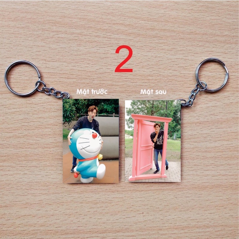 Móc khoá Mica hình Ngô Kiến Huy Thỏ Đen
