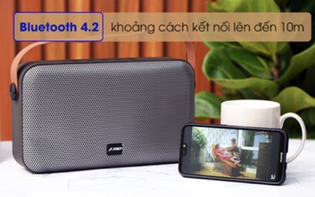 [Mã ELHACE giảm 4% đơn 300K] Loa Bluetooth Fenda W19 Nâu