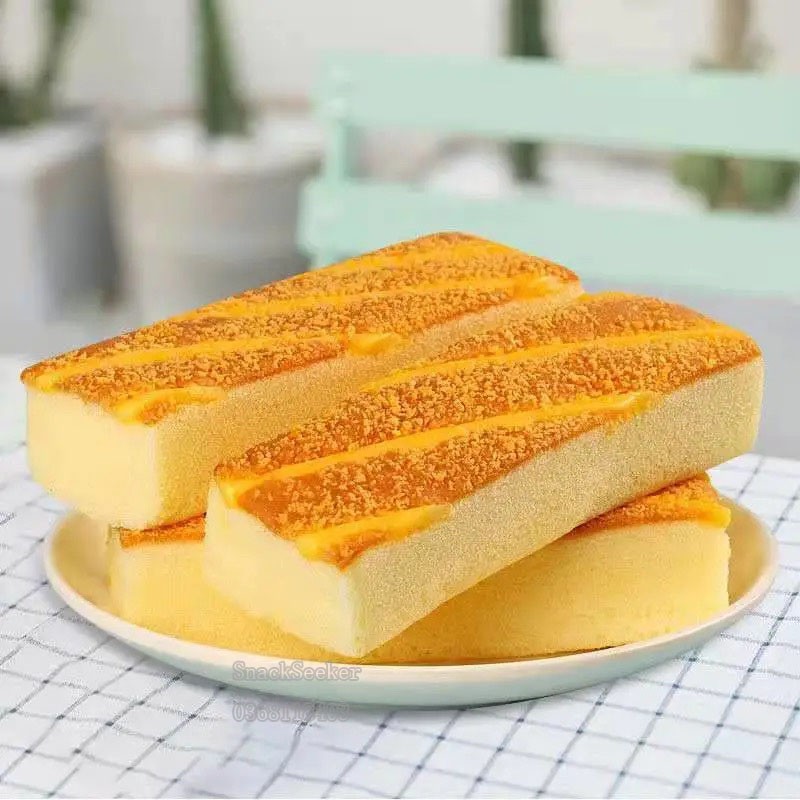 ( HÀNG SẴN ) Bánh Bông Lan Que Sốt Phô Mai - Snackseeker - Đồ ăn vặt Trung Quốc - Bánh bông lan phô mai