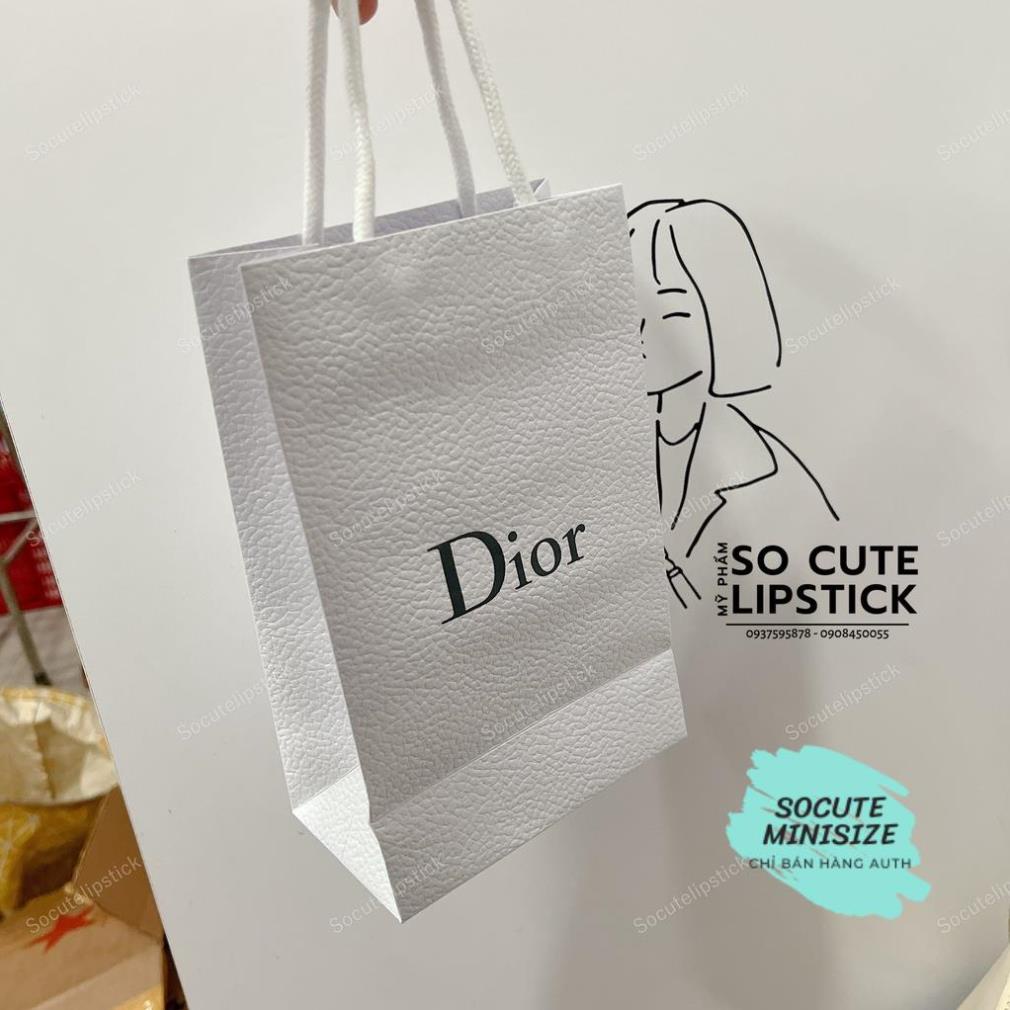 Túi giấy Dior chính hãng 14.5x5x13 và 14.5x8x22.5