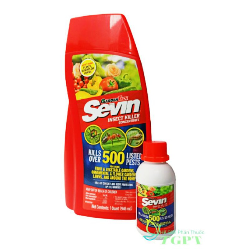 Chai Chiết SEVIN INSECT KILLER -100ml - Diệt và Ngừa Hơn 500 Loại Côn Trùng - Nhập Khẩu Từ Mỹ