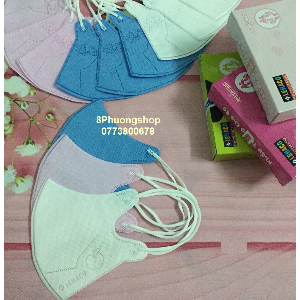 Khẩu trang cho bé Lehaco 3D 10 cái/ hộp | BigBuy360 - bigbuy360.vn