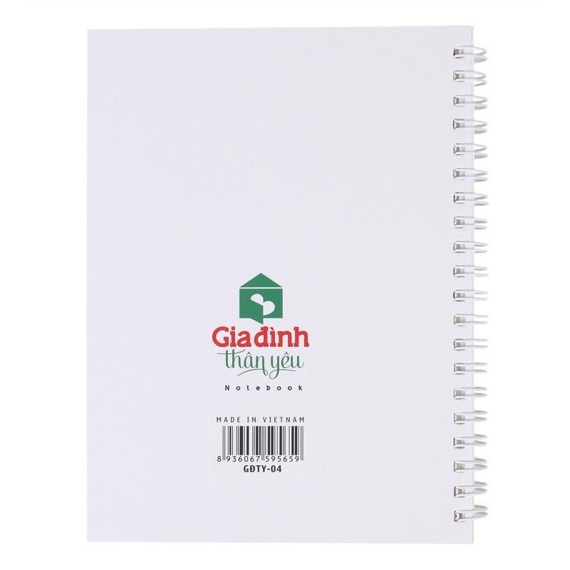 Sổ Tay/Notebook: Gia Đình Thân Yêu - I Love My Baby (Gáy Lò Xo)