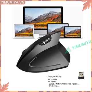 Chuột Quang Học Yi T24 Không Dây Chuyên Chơi Game Dáng Đứng 6 Nút Bấm Tiện Dụng Cho Máy Tính Pc