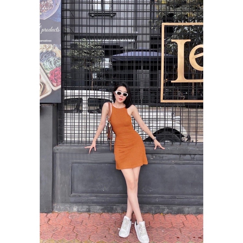ĐẦM 2 DÂY DÁNG XOÈ FORM NGẮN TRANG PHỤC DẠO PHỐ NĂNG ĐỘNG