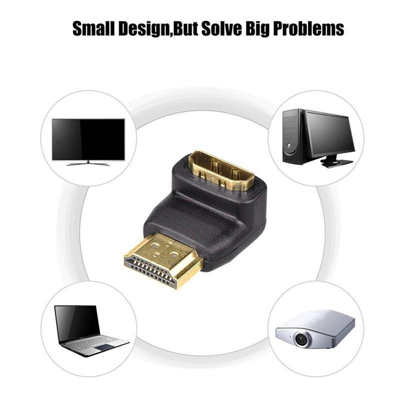 Thiết bị chuyển đổi cổng sang đầu HDMI 1080P mạ vàng 24k dành cho TV thông minh