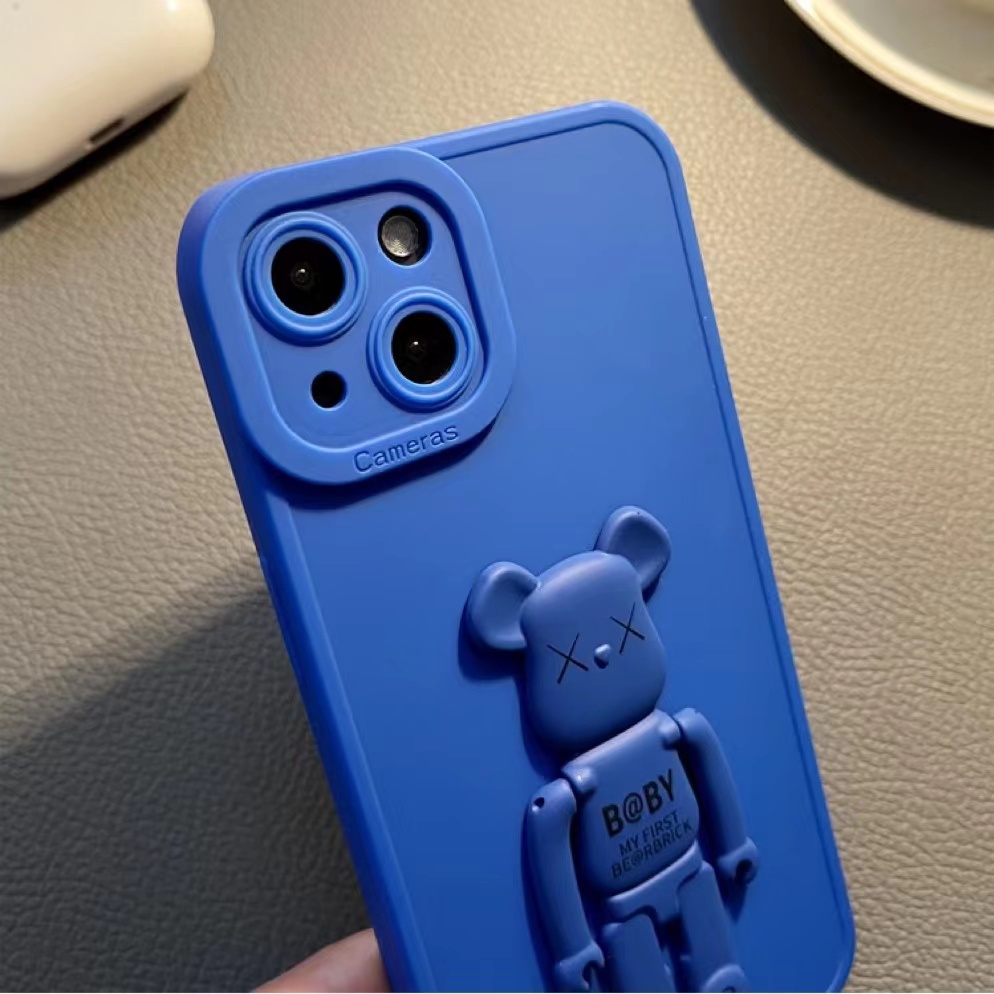 Ốp Điện Thoại In Hình Gấu Kèm Dây Đeo Cho iphone 13 Pro Max i13 13pro 11 Pro Max i11 iX Xs XR Xs Max 7plus 8plus 12Pro 12 Pro Max