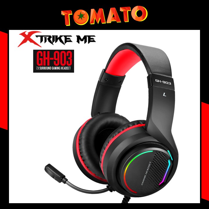 Tai Nghe Chụp Gaming Headphone Xtrike Me Chính Hãng Có Mic Cực Nhạy , Đèn Led RGB  - Phụ Kiện Tomato