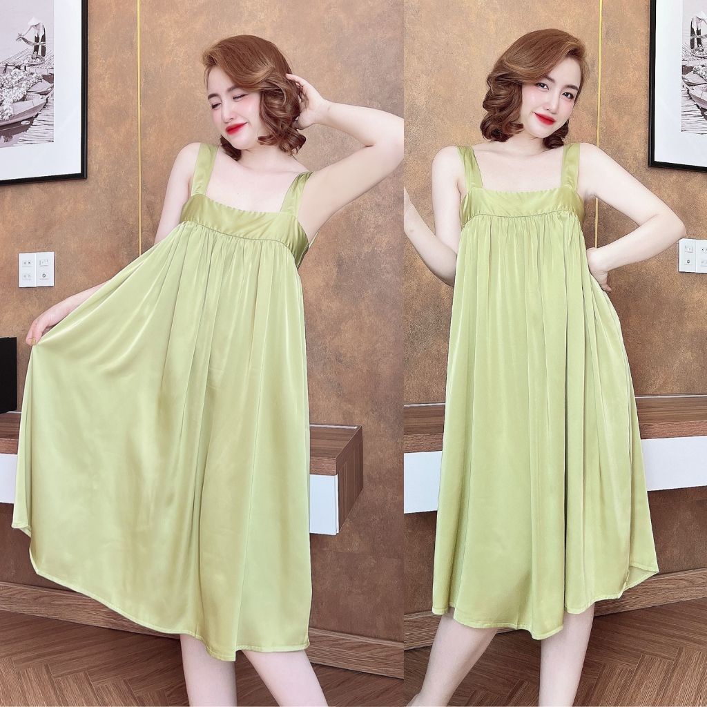 Váy ngủ sexy MIKY Đầm ngủ sexy lụa LATIN Chất Siêu Mát Dáng Siêu Xinh &lt;63kg