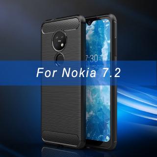Ốp lưng sợi carbon mềm cho Nokia 7.2