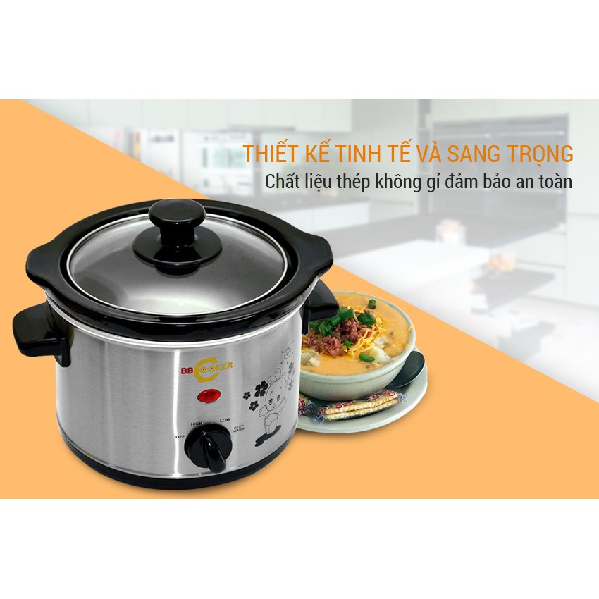 Nồi nấu chậm BBCOOKER 1.5 lít BS-15