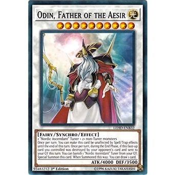 Bài Yugioh - Combo Odin Father Of The Aesir + Thor Lord of The Aesir + Loki Lord of The Aesir + Gotterdammerung