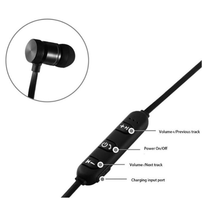 (GIÁ HỦY DIỆT) Tai nghe bluetooth s8 headset có nam châm hút Bảo Hành 12 Tháng