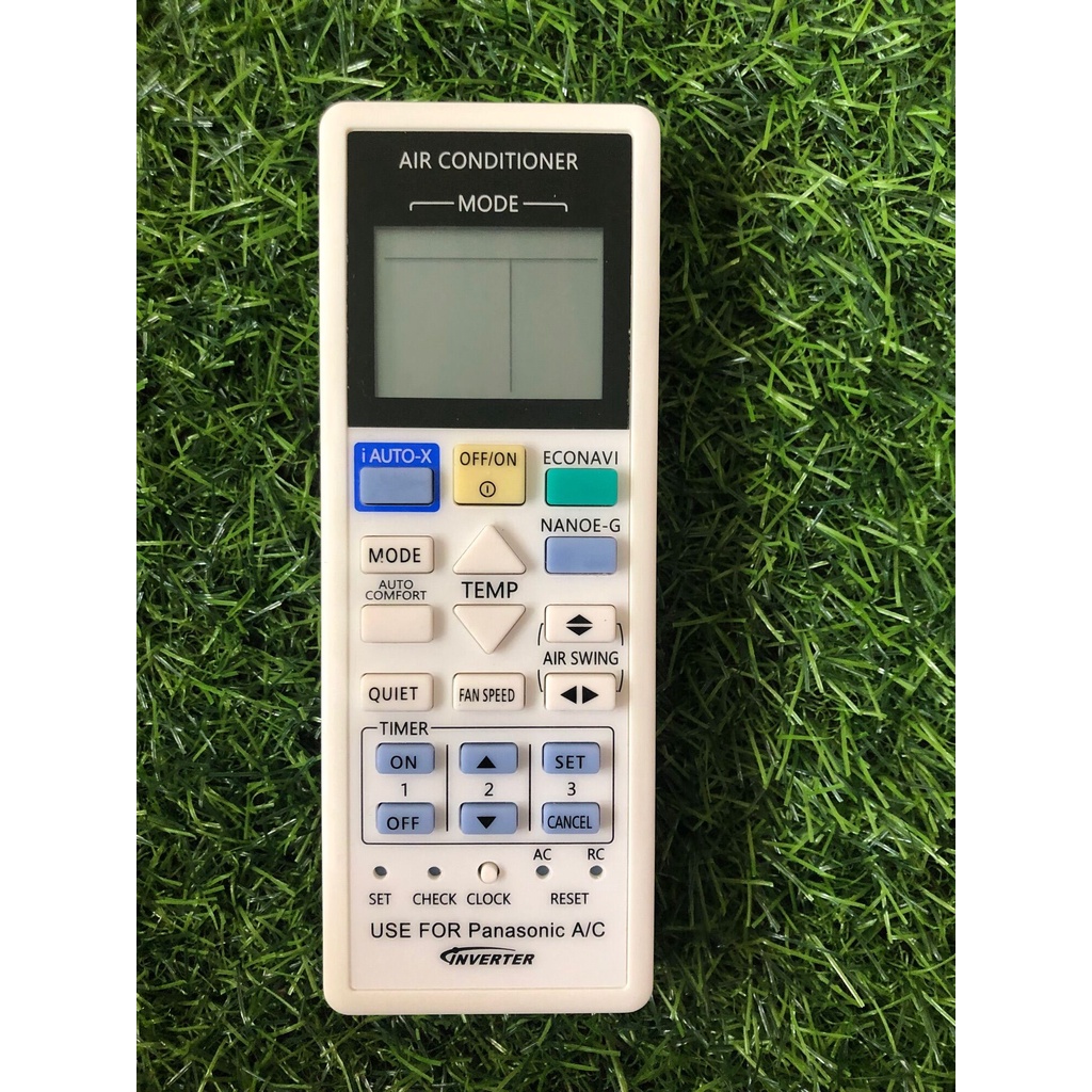 Điều khiển điều hòa Panasonic inverter-A75C4143 1 chiều ,2 chiều loại tốt thay thế khiển zin theo máy - Tặng kèm pin