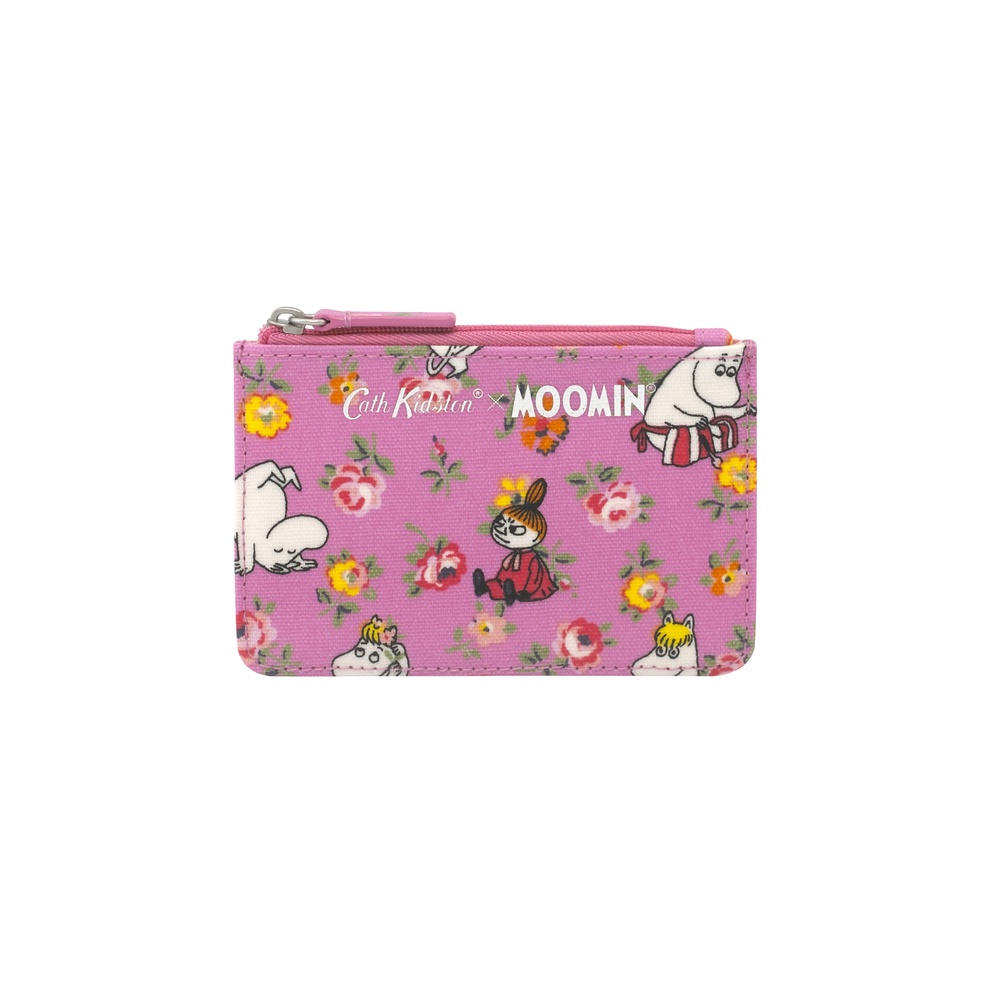 Cath Kidston - Ví cầm tay Small Card & Coin Purse Moomins Linen Sprig - 1002638 - Pink