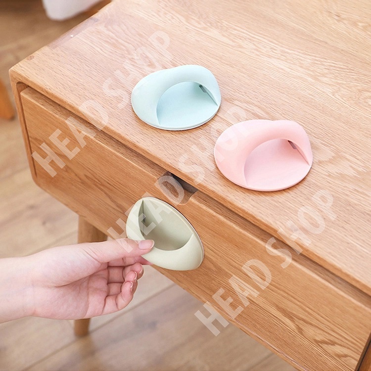 Tay Cầm Nắm Cửa Hình Tròn Dán Tường Thay Thế Ngăn kéo Cửa Phòng Cửa Tủ mã TNC HeadShop