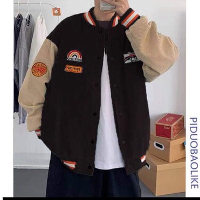 Áo khoác BOMBER nhung DH12