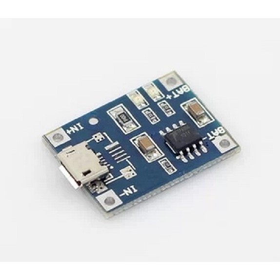 Mạch sạc pin lithium-ion 18650 TP4056 3.7V 1A micro USB