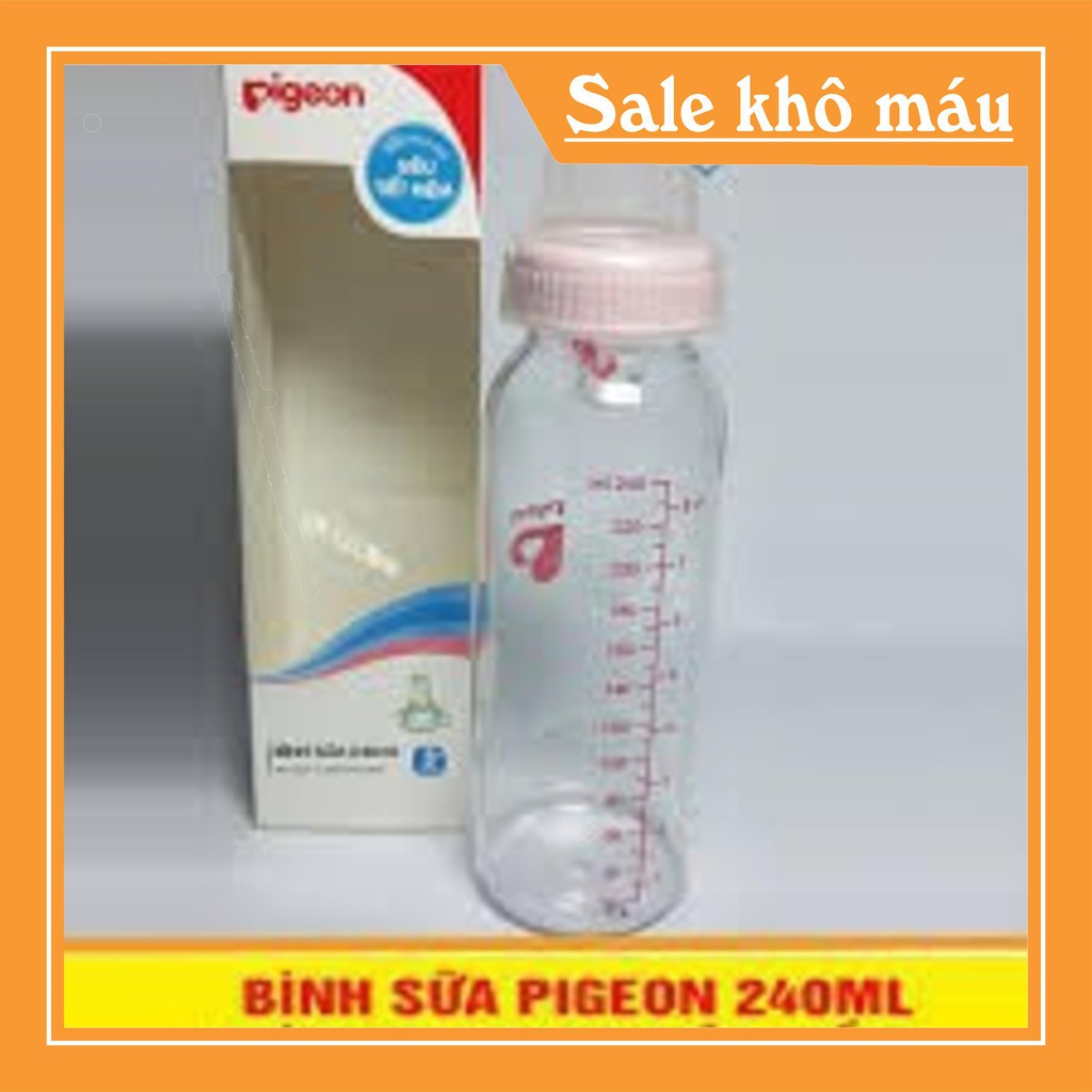 Bình sữa cổ hẹp Pigeon 240ml