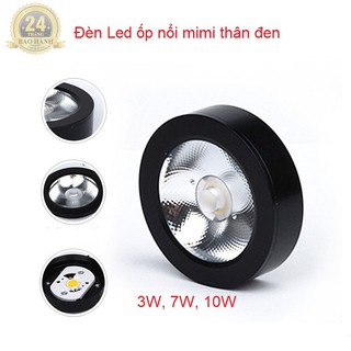 Đèn ốp mini vỏ đen trang trí tủ rượu, tủ trang trí. BH 12 tháng