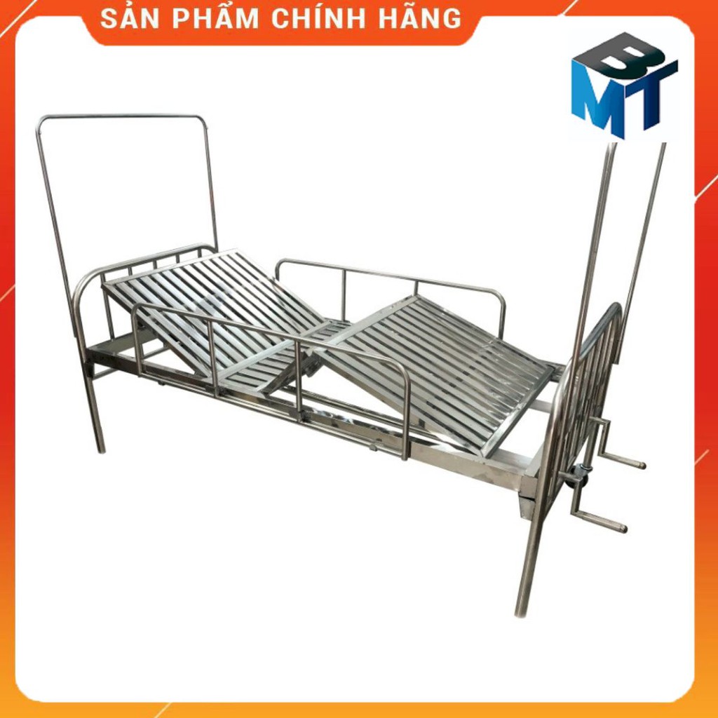Giường inox 2 tay quay - Thiết Bị Y Tế Như Ý - BMT