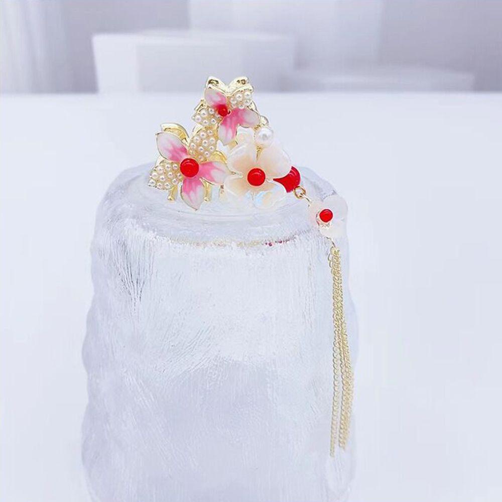 Kẹp Tóc Đính Tua Rua Phong Cách Trung Hoa Cổ Điển