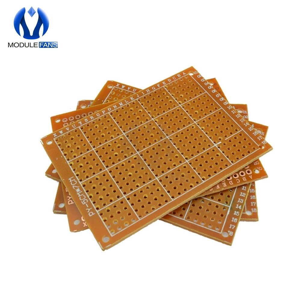 Set 5 bảng mạch PCB giấy nguyên bản 5*7 cm thông dụng cho mạch mô đun DIY