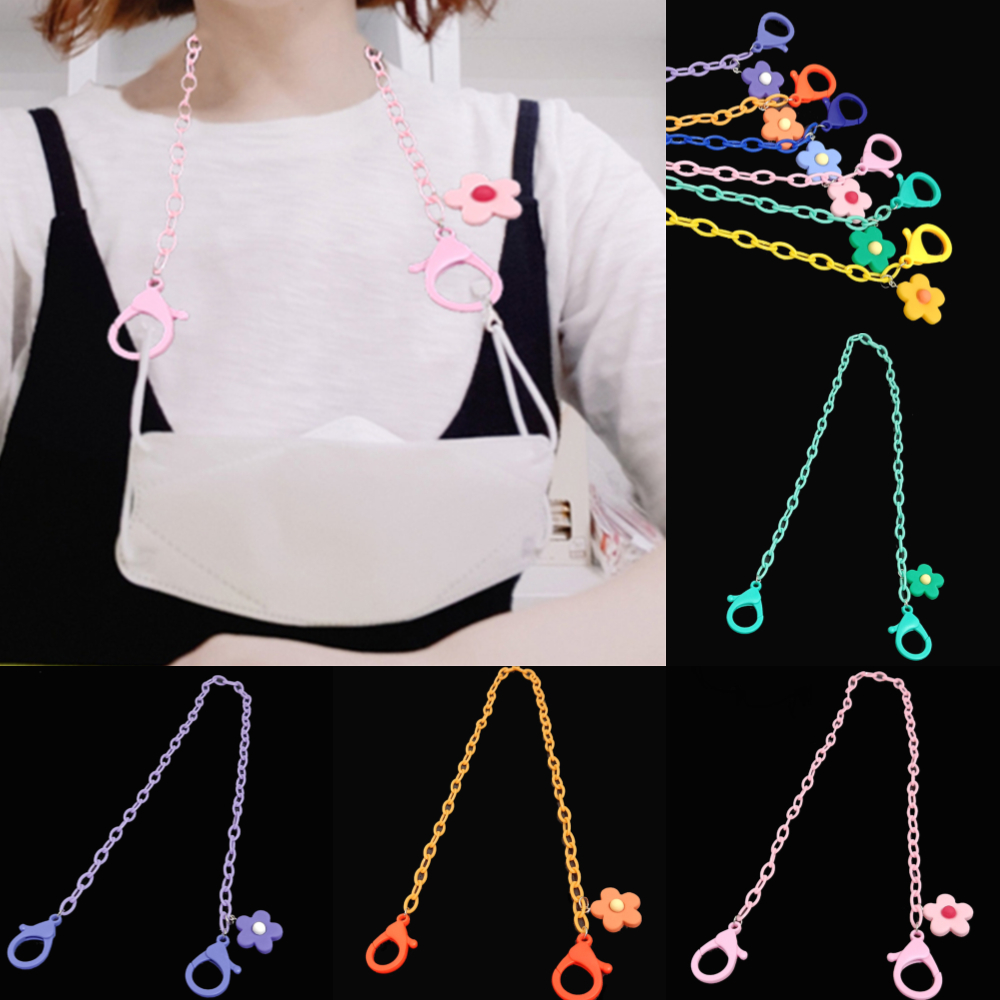 Dây Đeo Kính Chất Liệu Acrylic Hình Hoa Hướng Dương Nhiều Màu