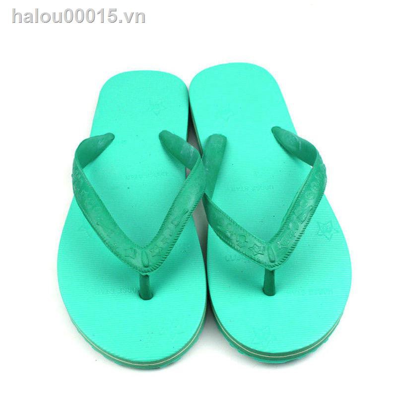 ✿Ready stock✿  Thai Xingma flip flops rubber sole wear-resistant, non-slip deodorant men s trendy Thailand Vietnam beach slippers