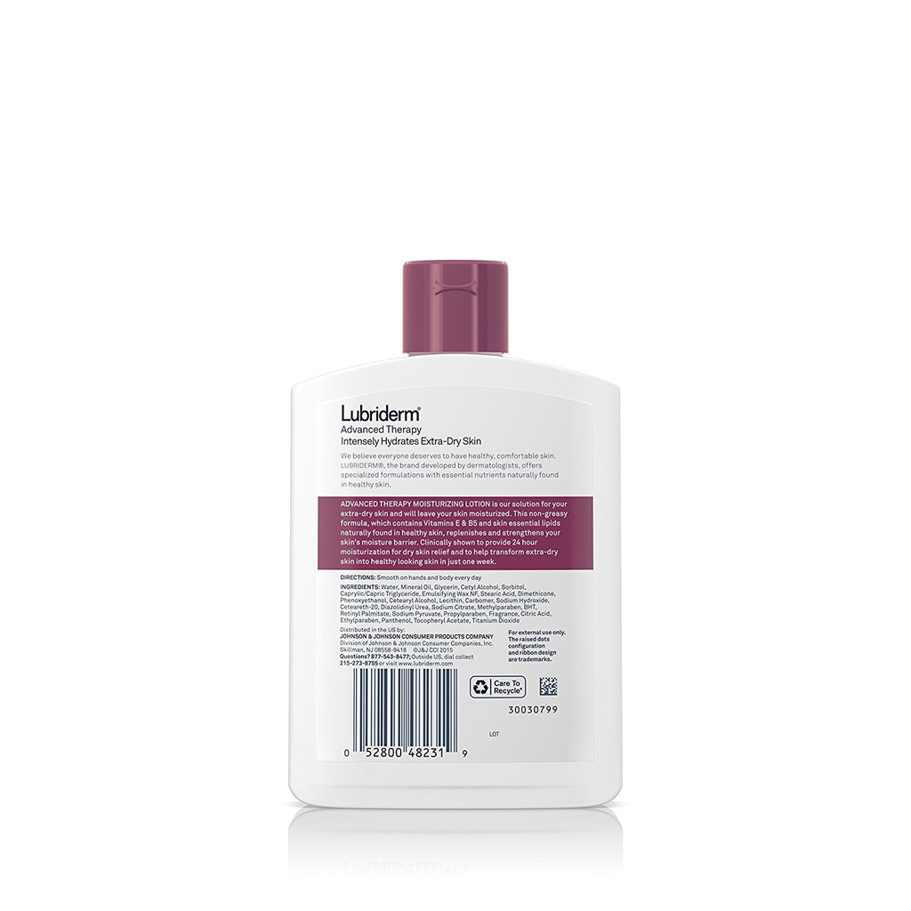 Dưỡng thể cho da rất khô Lubriderm Advanced Therapy Extra Dry Skin Lotion 177ml (Mỹ)