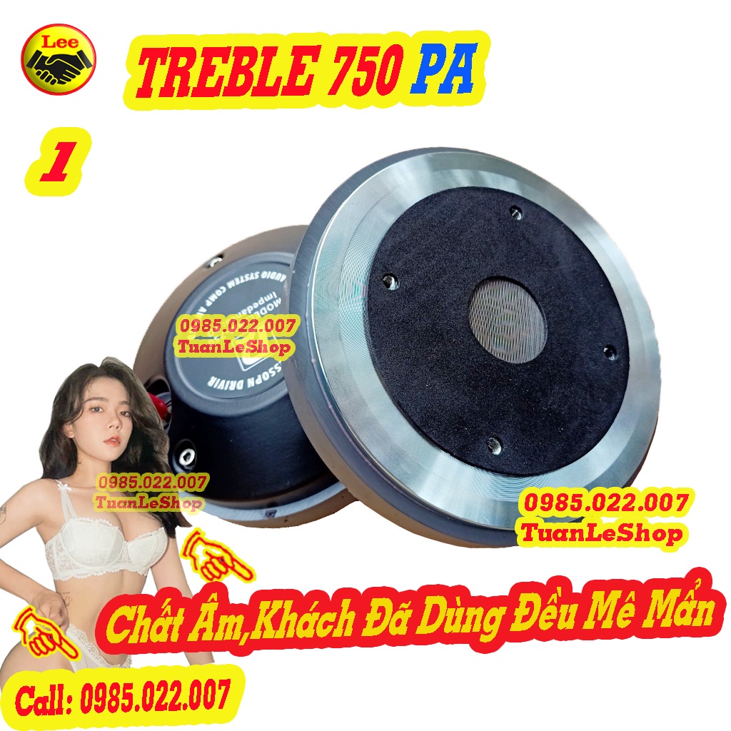 01 TREBLE 750 P A CÔN DẸT - CỦ KEN SÂN KHẤU COI 74.5 HAY CÒN GỌI LÀ TREBLE 850 – LOA TREP 750 -  GIÁ 01 LOA