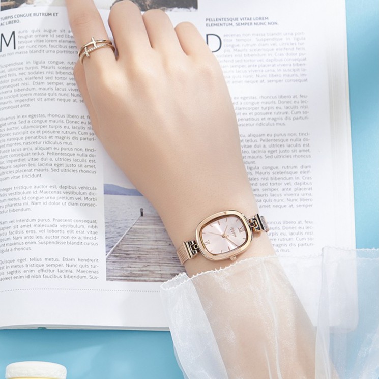 Đồng Hồ quartz Chạy Kim Chống Thấm Nước Hình Con Ngỗng Thời Trang Hàn Quốc Cho Nữ 11733