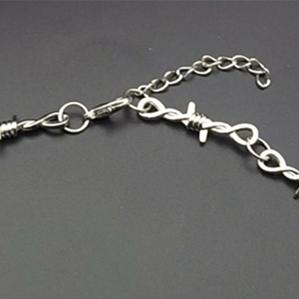 Vòng Cổ Choker Dây Gai Nhỏ Phong Cách Punk Rock Cá Tính ME