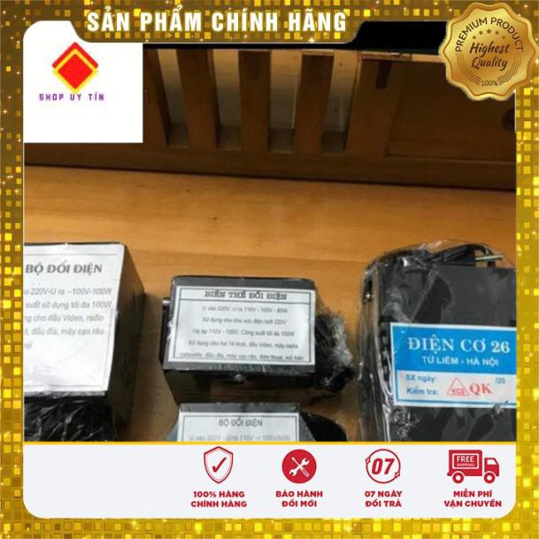Bộ đổi điện 220v ra 100 vôn dung cho đồ nhật