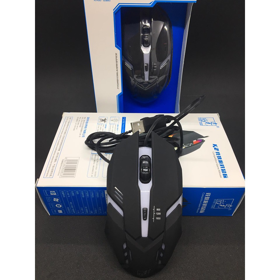 Chuột Máy Tính Gaming Led K2 freewolf