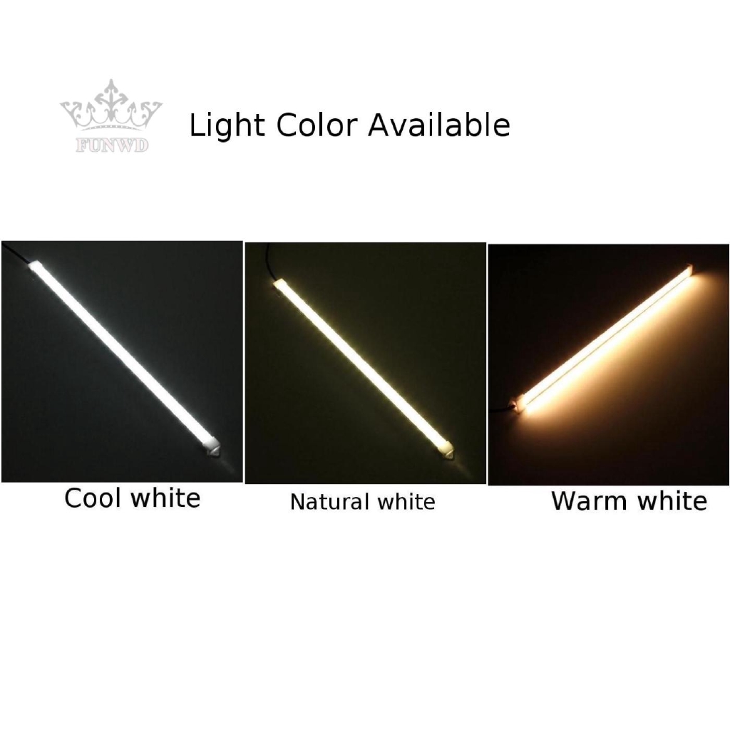 Light Mini Lighting DC 5V Tube Camping Desktop USB Ultra-bright Strip Bar Night Aluminum 3.3ft 60LED Brand New