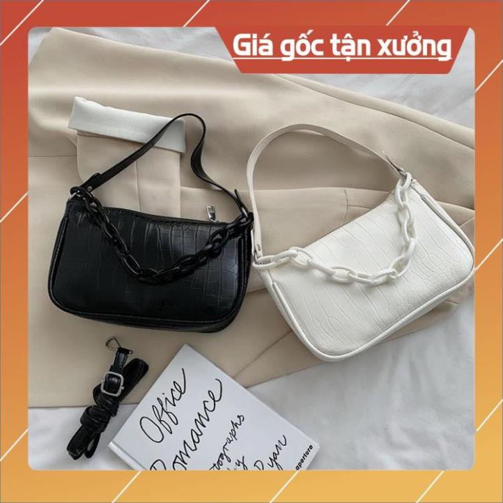 👛ẢNH SHOP CHỤP👛 Túi Xách Kẹp Nách Ngọc Trinh Bản Dây Xích Full Màu Siêu Sang, Túi Xách Nữ Dây Xích Da Rắn Mẫu Hot Nhất .