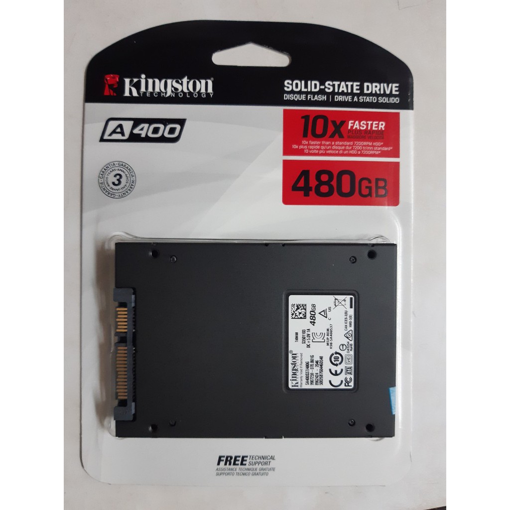 Ổ cứng SSD Kingston A400 2.5" tốc độ đọc ghi cao