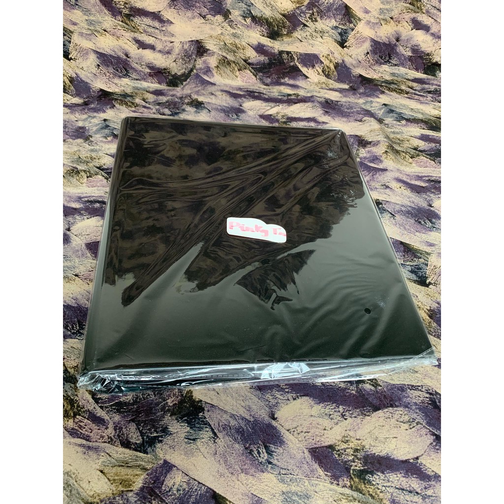 Bìa Binder A4 3 còng D cao ~4,5cm Nhựa Cứng Dày Vỏ màu Đen Nhám