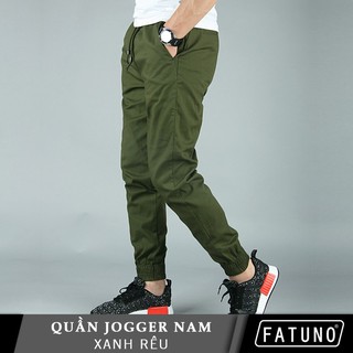 [ FREESHIP ]  Quần Jogger Kaki Nam màu rêu dáng thể thao năng động