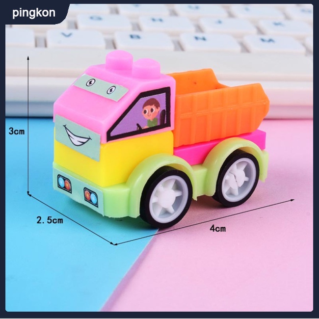 Xe Kéo Đồ Chơi Mini Nhiều Màu Sắc Dễ Thương Cho Bé