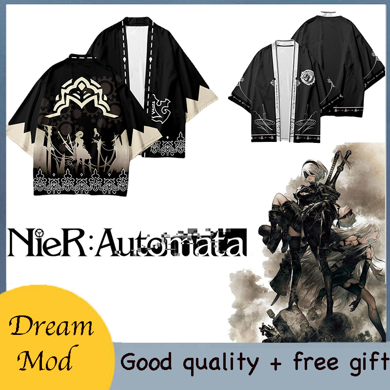 Áo Kimono Hóa Trang Game Nier: Automata 2b 9S No.2 Type B Cloak