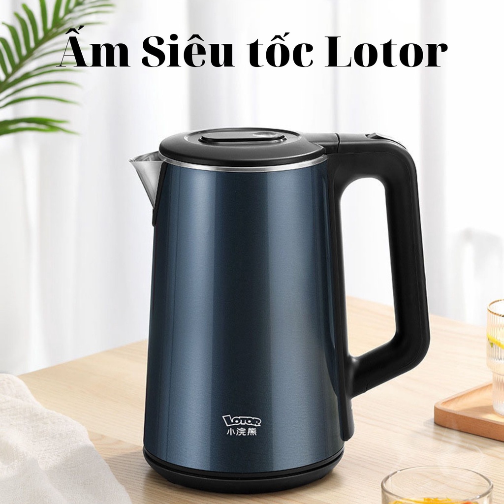 Ấm siêu tốc LOTOR SH-35 dung tích 1,8L cao cấp, bình đun siêu tốc công suất 1500W – Lotor L018